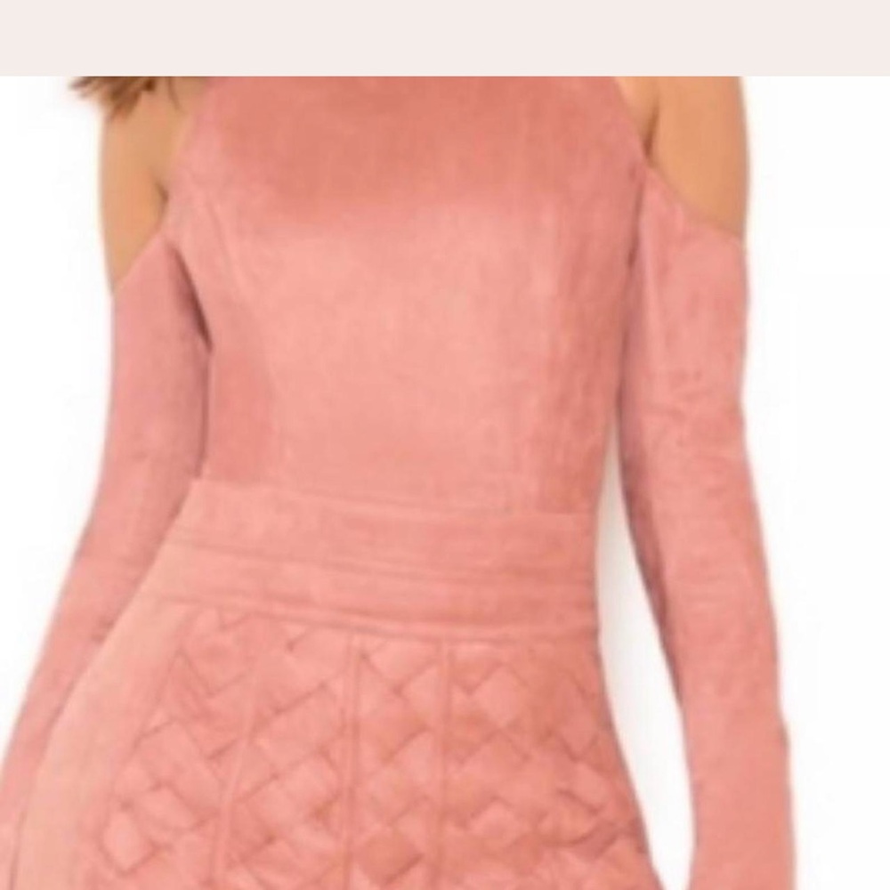 Chic Blush Long Sleeve Dress